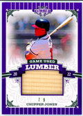 2022 Leaf Lumber Chipper Jones Game Used Bat Relic #GUL-18