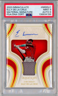 2023 Panini Immaculate Collection — Elly De La Cruz Material Signature #IMS-DLC PSA 9 / Auto 9 | Cincinnati Reds