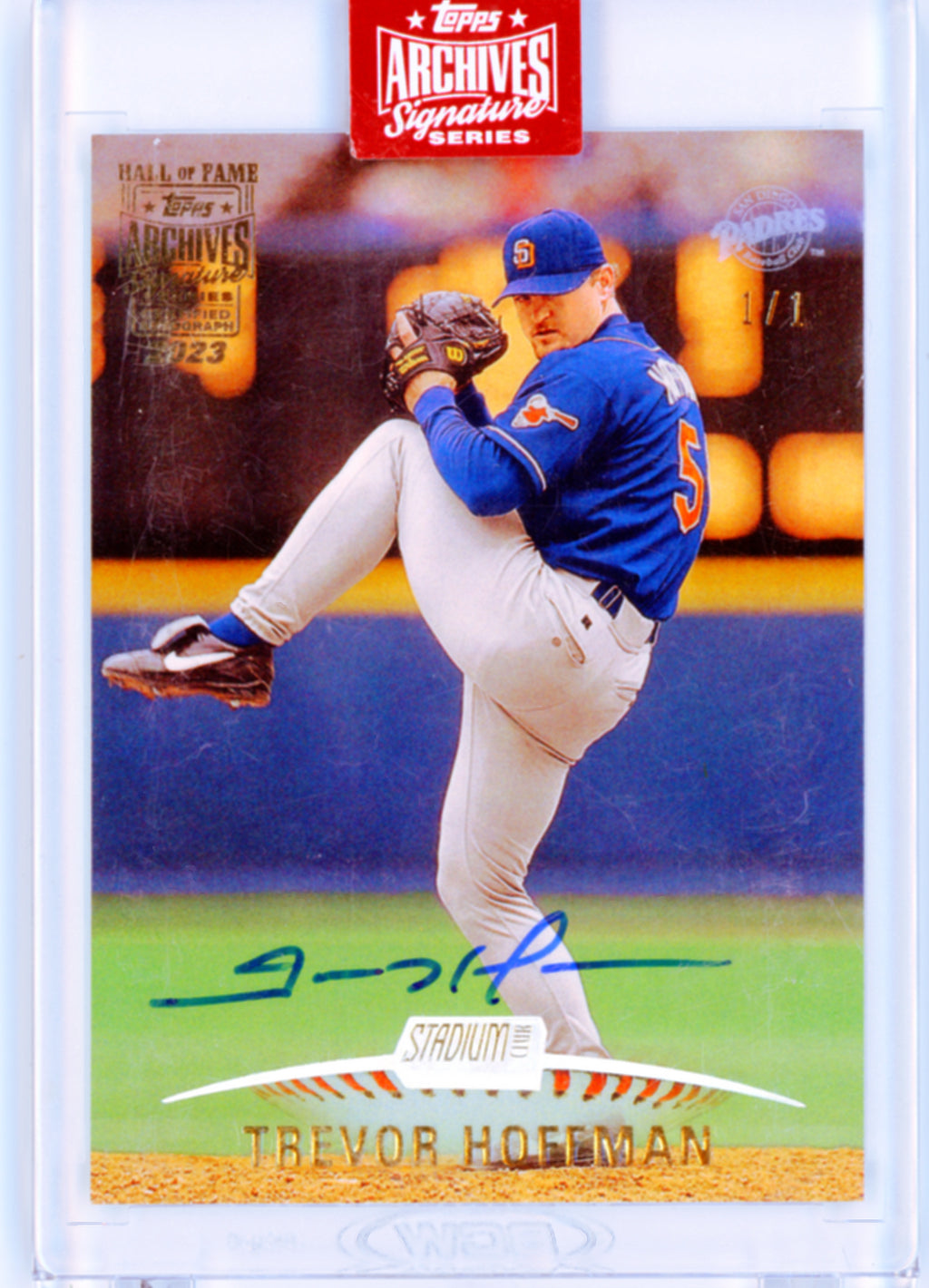 2023 Topps Archives Signature Series Auto Trevor Hoffman 1/1